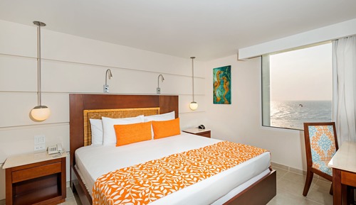 Suite junior, balcón, vistas a la ciudad