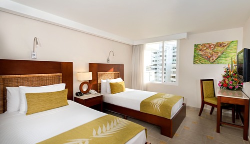 Habitación estándar, 2 camas individuales, vistas a la ciudad