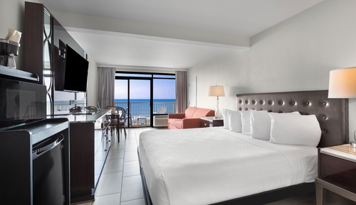 Habitación estándar, 1 cama de matrimonio grande, frente al mar