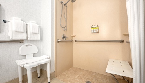 Habitación estándar, 1 cama de matrimonio, ducha adaptada (Communication, Roll-In Shower)