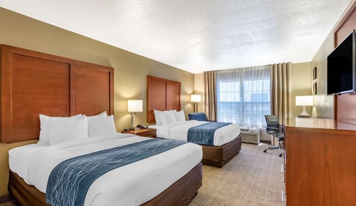 Habitación estándar, 2 camas de matrimonio, no fumadores