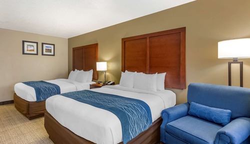 Habitación, 2 camas de matrimonio, accesible para personas con discapacidad, no fumadores