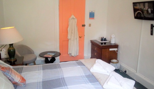 Habitación Confort doble, 1 cama de matrimonio, vistas al jardín (External Bathroom)