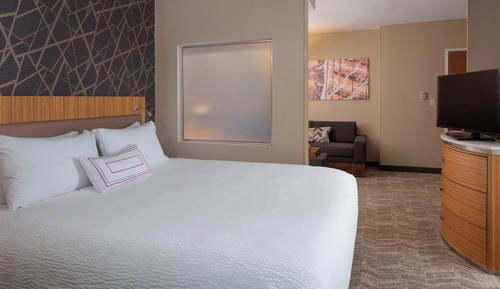 Estudio, 1 cama de matrimonio grande (Mobility/Hearing Access, Transf Shwr)