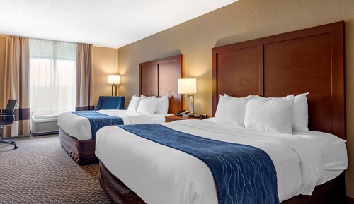 Habitación estándar, 2 camas de matrimonio, no fumadores