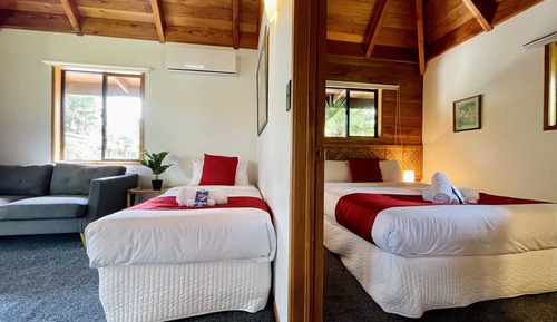 Villa superior, vistas al jardín