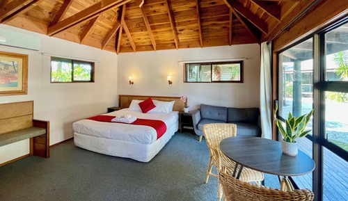 Cabaña Deluxe, 1 cama de matrimonio, vistas al jardín (Tropical)