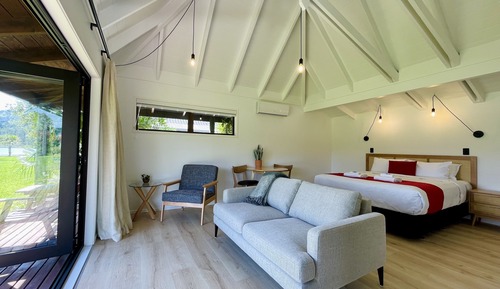 Cabaña Deluxe, 1 cama de matrimonio grande (Waterfront)