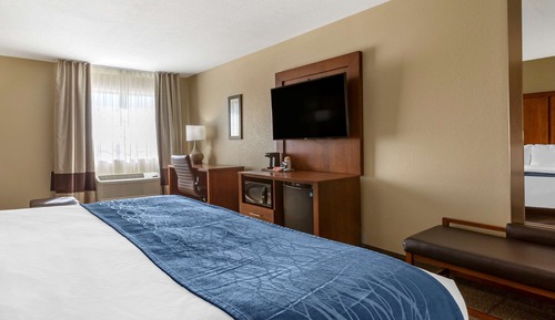 Habitación, 1 cama de matrimonio grande con sofá cama, accesible para personas con discapacidad