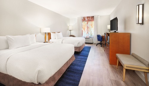 Habitación, 2 camas de matrimonio, no fumadores (Mobility/Hearing Accessible, Tub)