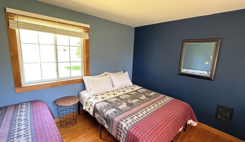 Casa de campo familiar, 1 habitación, chimenea, vistas al lago