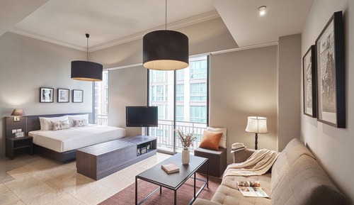 Estudio, 1 cama de matrimonio grande (Breakfast on weekdays only except P.H)