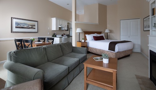 Suite estudio, ducha adaptada