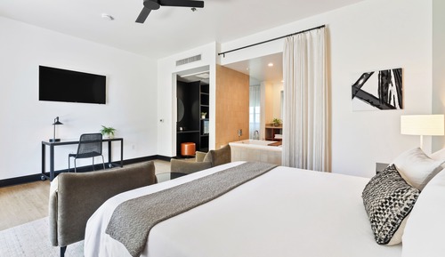 Habitación, baño privado (Deluxe King Guestroom)