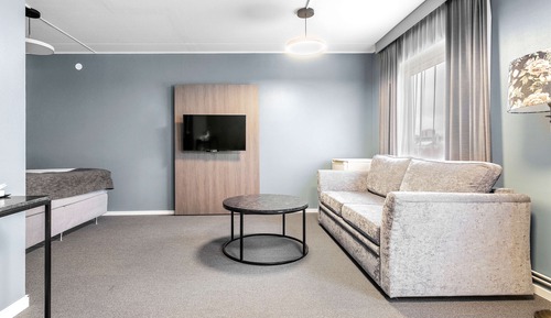 Habitación superior, 1 cama de matrimonio grande, no fumadores (with Sofabed)