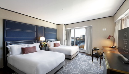 Habitación Grand, 2 camas dobles, vistas al río