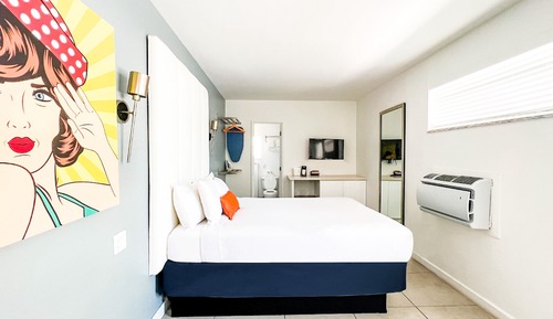 Estudio básico, 1 cama de matrimonio