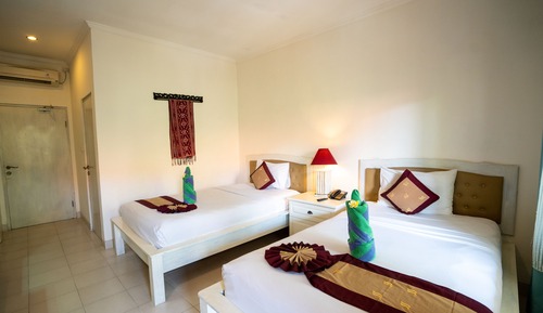 Habitación clásica con 2 camas individuales, terraza