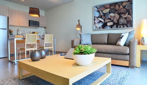 Apartamento City, 1 habitación, cocina, vistas a la ciudad