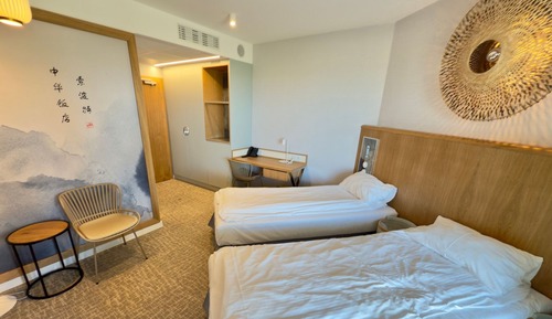 Habitación Deluxe doble, vistas parciales al mar