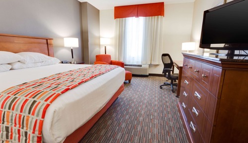 Habitación Deluxe, 1 cama de matrimonio grande, frigorífico y microondas (Roll in Shower)