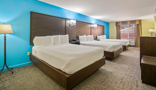 Habitación, varias camas, no fumadores, frigorífico y microondas