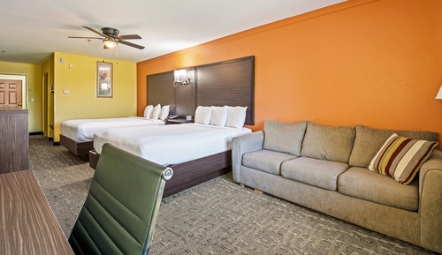 Habitación, varias camas, no fumadores, frigorífico y microondas