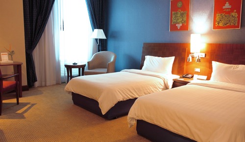 Habitación, 2 camas individuales, vistas al jardín