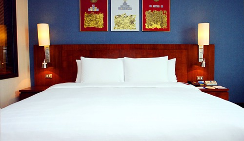 Habitación, 1 cama de matrimonio grande, vistas al jardín