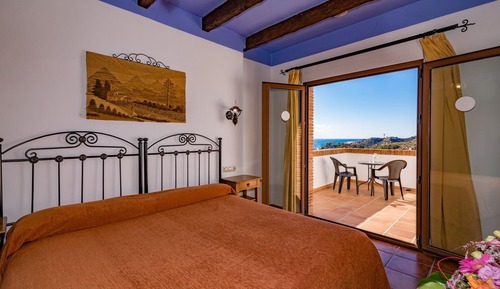 Habitación doble, terraza, con vistas