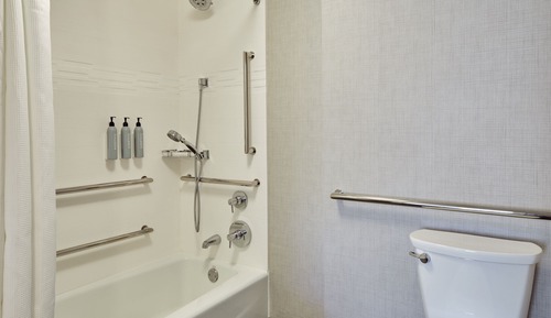 Estudio, 1 cama de matrimonio grande con sofá cama (Mobility/Hearing Accessible, Tub)