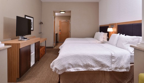 Habitación, 2 camas de matrimonio, accesible para personas con discapacidad, no fumadores