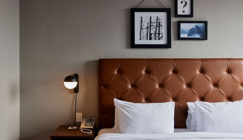Habitación estándar, 1 cama de matrimonio grande, vistas a la ciudad