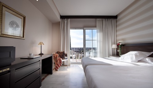 Habitación doble, 2 camas individuales, terraza