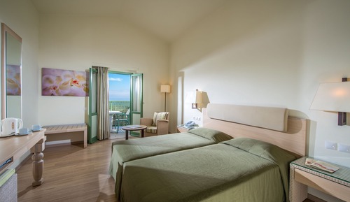 Habitación estándar con 2 camas individuales, vistas al mar