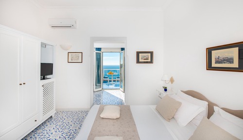 Suite junior, terraza, vistas al mar