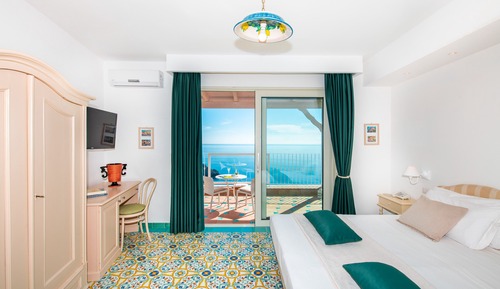 Habitación Deluxe doble, balcón, vistas al mar