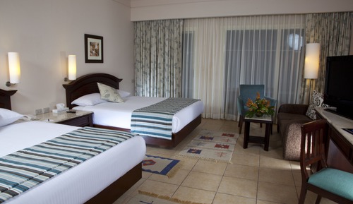 Chalet estándar, 2 camas individuales, vistas al jardín