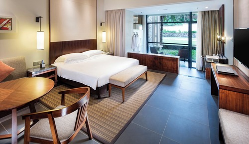 King Hilton, Habitación Deluxe, 1 cama de matrimonio grande
