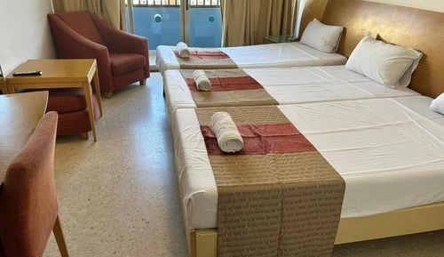 Habitación triple estándar, 3 camas individuales (with balcony for 3 adults+ 1 child)