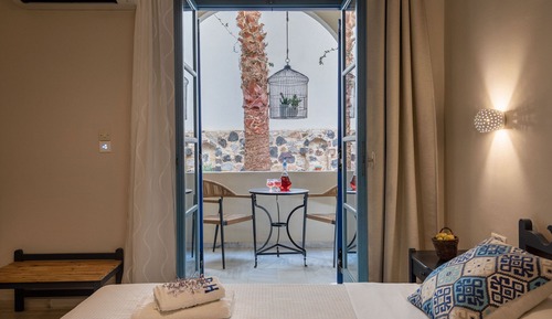 Habitación económica doble, vistas al patio