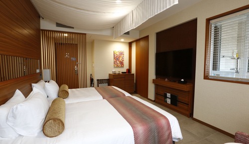 Habitación de lujo con 2 camas individuales (J Premium Red)