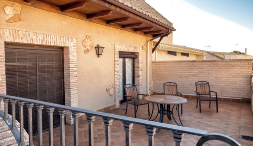 Habitación doble, 1 cama de matrimonio, terraza