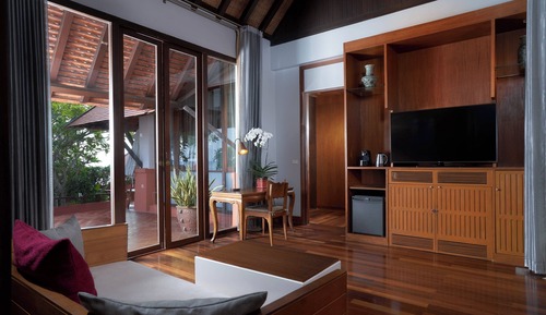 Suite familiar, 2 habitaciones, no fumadores, frente a la playa