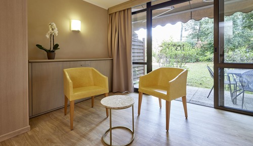 Habitación familiar, vistas al jardín