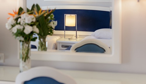 Habitación doble superior, vistas a la piscina