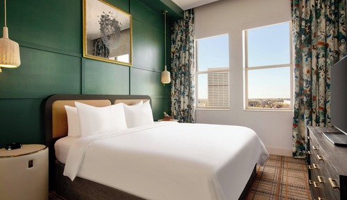 Ático, 1 cama de matrimonio grande