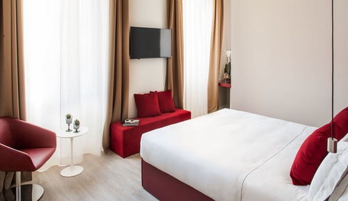 Habitación clásica doble de uso individual, vistas a la ciudad (Francese)