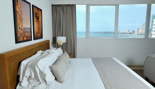 Suite estudio junior, 1 cama de matrimonio grande, vistas al mar