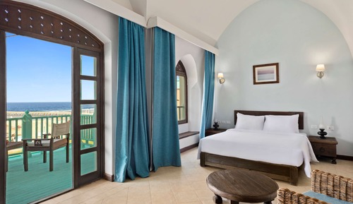 Habitación Premium, terraza, vistas al mar